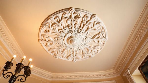 Transform your interiors using Georgian plaster ceiling roses